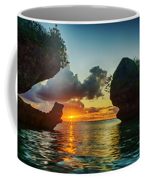 Pristine Coffee Mug featuring the photograph Equatorial Evening by Amanda Jones