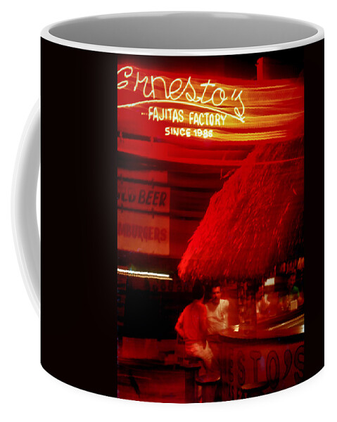 Ernesto's Coffee Mug featuring the photograph Ernesto's by Stephen Anderson