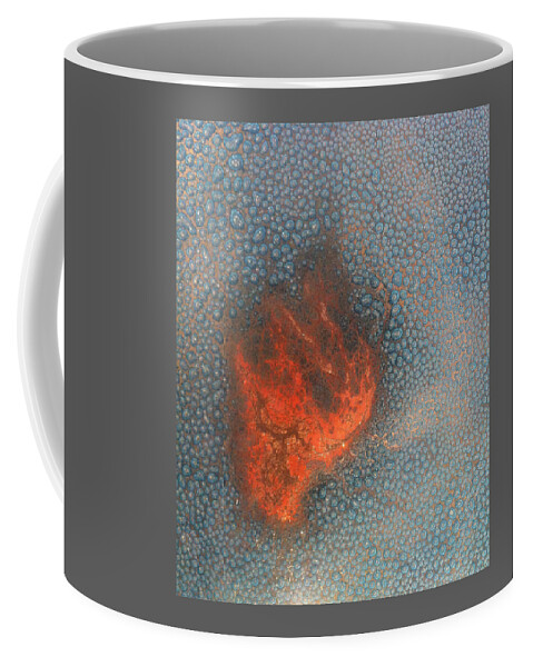Glass Coffee Mug featuring the photograph Eruption II by Annekathrin Hansen