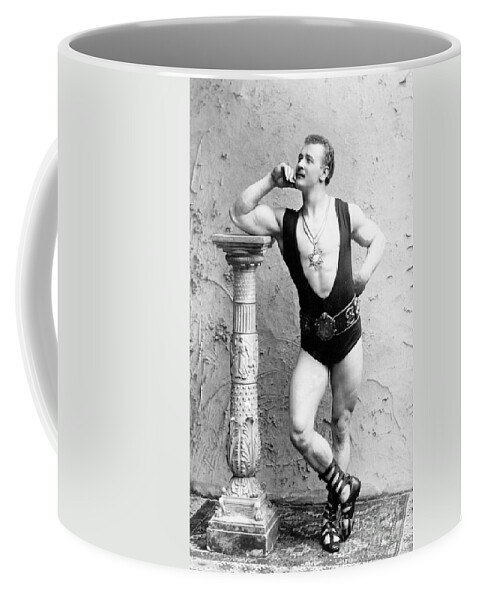 Erotica Coffee Mug featuring the photograph Eugen Sandow, Father Of Modern by Science Source