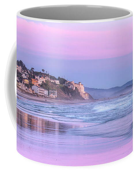 Sunset Coffee Mug featuring the photograph Evening Blues 0104 by Kristina Rinell