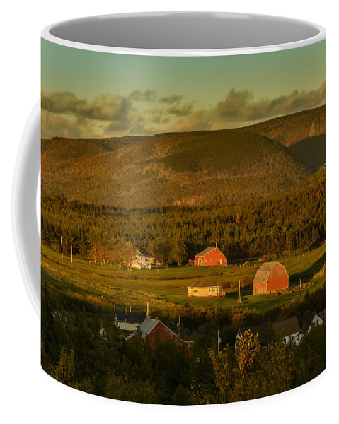 Nova Scotia Coffee Mug featuring the photograph Evening is Coming to Cheticamp I by Ken Morris