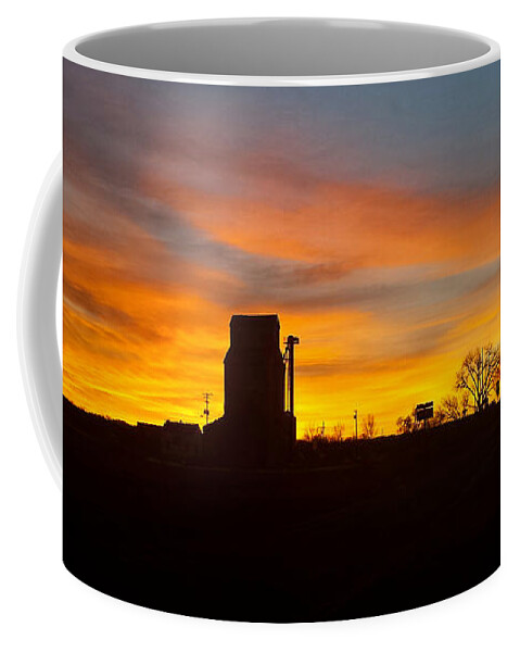 Montana Coffee Mug featuring the digital art Evening Sky 5 by Susan Kinney