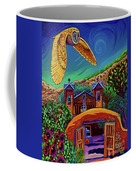 Star Coffee Mug featuring the painting Evening Star by Cathy Carey
