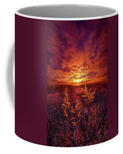 Clouds Coffee Mug featuring the photograph Every Sound Returns To Silence by Phil Koch