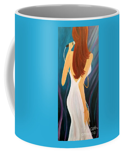Sing Coffee Mug featuring the painting Everybody's Got A Song To Sing by Artist Linda Marie