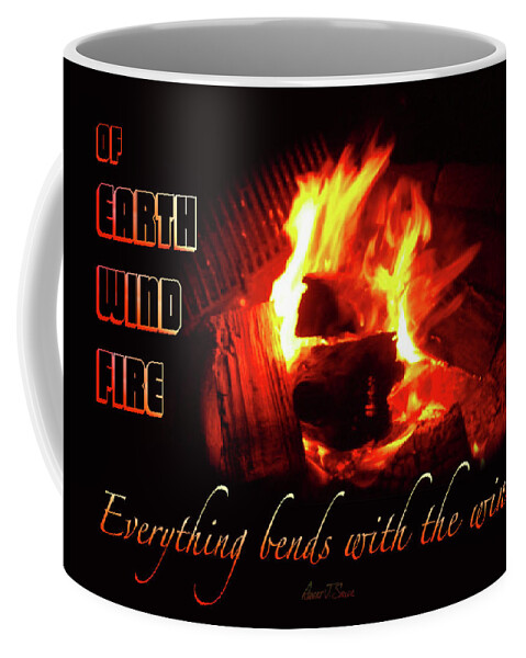  Coffee Mug featuring the photograph Everything Bends With The Wind by Robert J Sadler