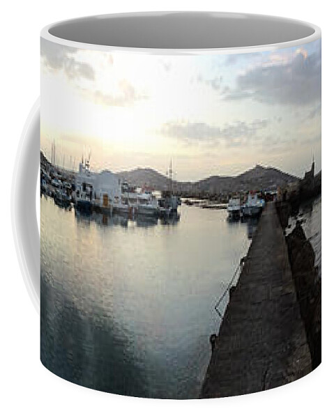 Colette Coffee Mug featuring the photograph Excellent View Naoussa Paros Greece by Colette V Hera Guggenheim