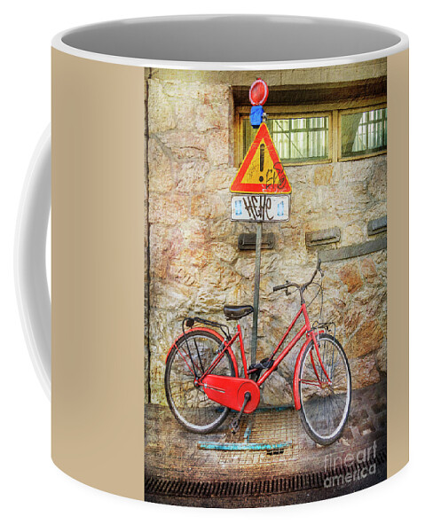 Bicycle Coffee Mug featuring the photograph Exclamation Hot Bicycle by Craig J Satterlee