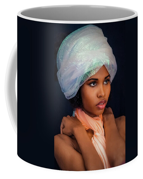 Girl Coffee Mug featuring the photograph Exotic by Lilia D