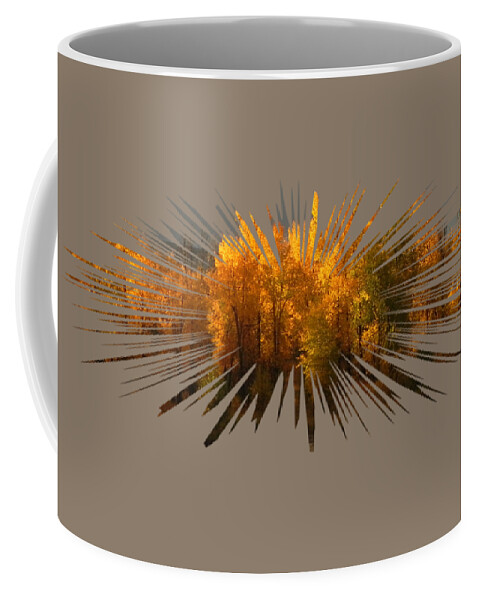 Autumn Coffee Mug featuring the photograph Explosion of Autumn by Whispering Peaks Photography