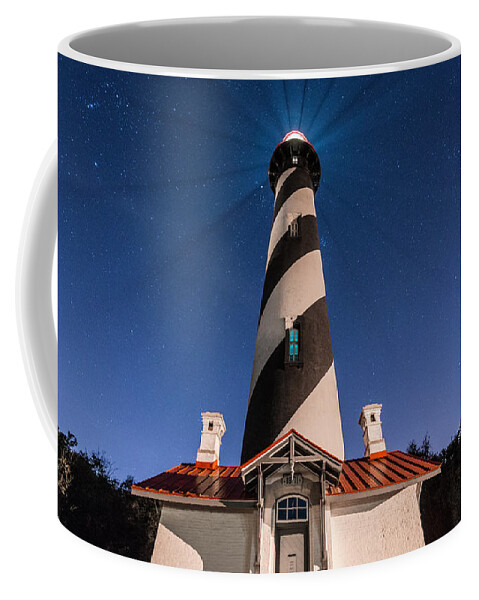 Florida Coffee Mug featuring the photograph Extreme Night Light by Kristopher Schoenleber