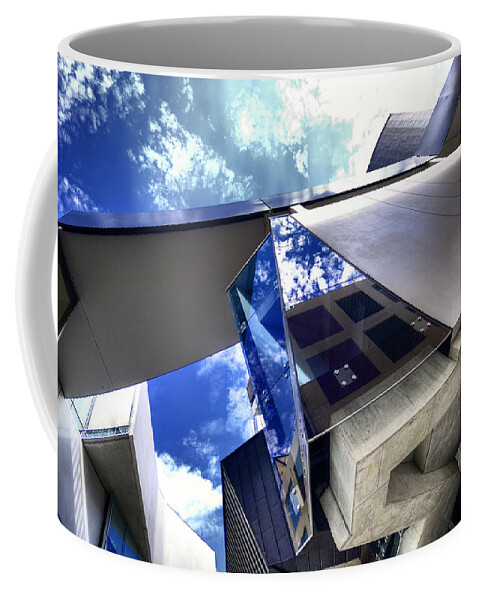 Architecture Coffee Mug featuring the photograph Facetted by Wayne Sherriff