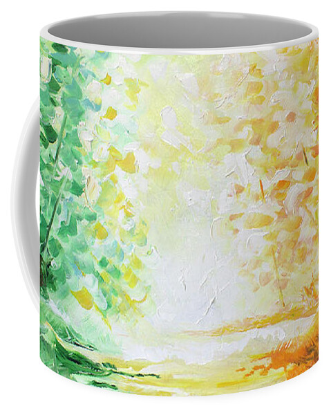 Landscape Coffee Mug featuring the painting Fall Glow by William Love