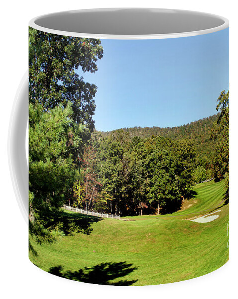 Scenic Tours Coffee Mug featuring the photograph Fall Golf by Skip Willits