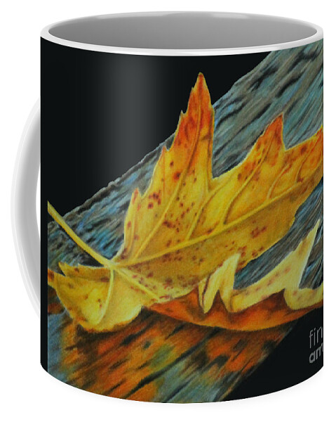 Fall Coffee Mug featuring the painting Fall Reflections by Jennifer Watson