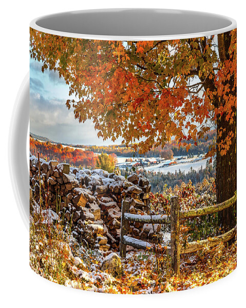 Vermont Coffee Mug featuring the photograph Classic Vermont Fall Scene by Tim Kirchoff