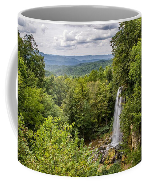 Waterfalls Coffee Mug featuring the photograph Falling Springs Falls by Kevin Craft