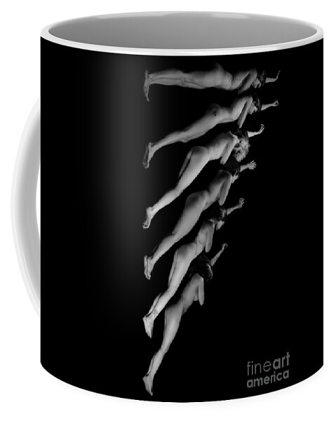 Artistic Photographs Coffee Mug featuring the photograph Falling Together by Robert WK Clark