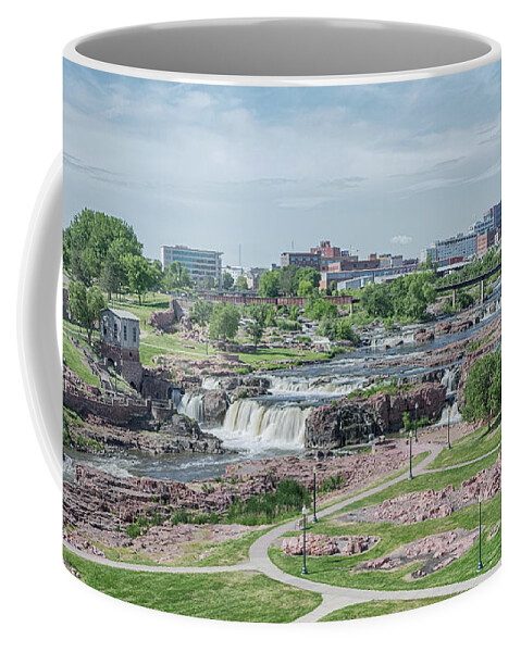 Waterfalls Coffee Mug featuring the photograph Falls Park by Susan Rissi Tregoning
