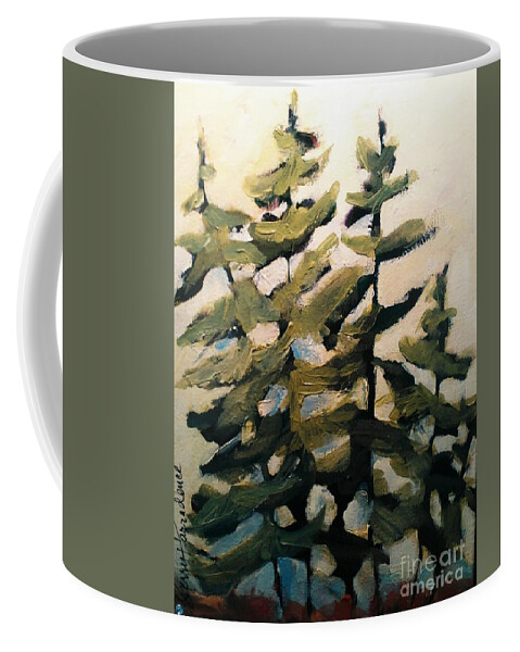 Tree Coffee Mug featuring the painting Family Tree by Sherry Harradence