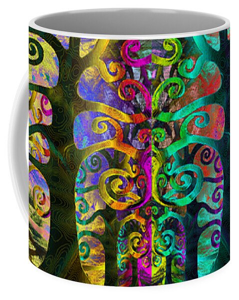 Family Coffee Mug featuring the mixed media Family United by Angelina Tamez