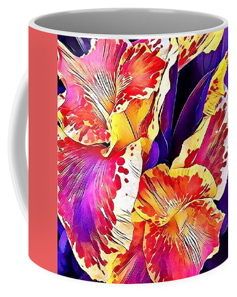  Coffee Mug featuring the photograph Fanciful Canna by Heidi Smith