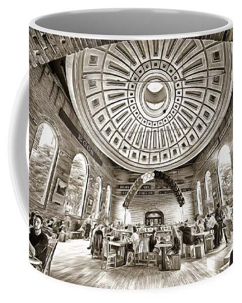 Faneuil Coffee Mug featuring the photograph Faneuil Hall Boston USA by Jack Torcello