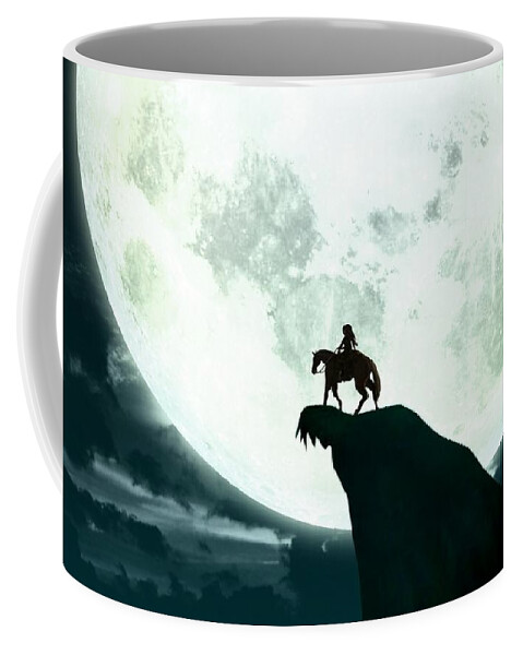 Fantasy Coffee Mug featuring the digital art Fantasy by Super Lovely
