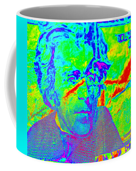 Cash Coffee Mug featuring the photograph Far Out Funds by Charles Benavidez