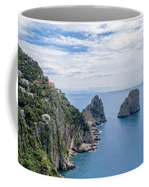 Faraglioni Coffee Mug featuring the photograph Faraglioni Rocks by Catherine Reading