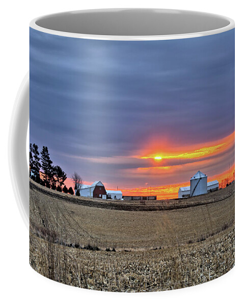 Farm Coffee Mug featuring the photograph Farm Glow 2 by Bonfire Photography