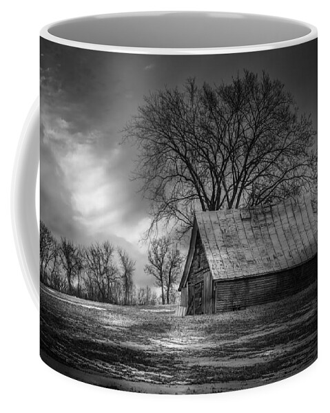 Farm Shed Coffee Mug featuring the photograph Farm Shed 2016-2 by Thomas Young
