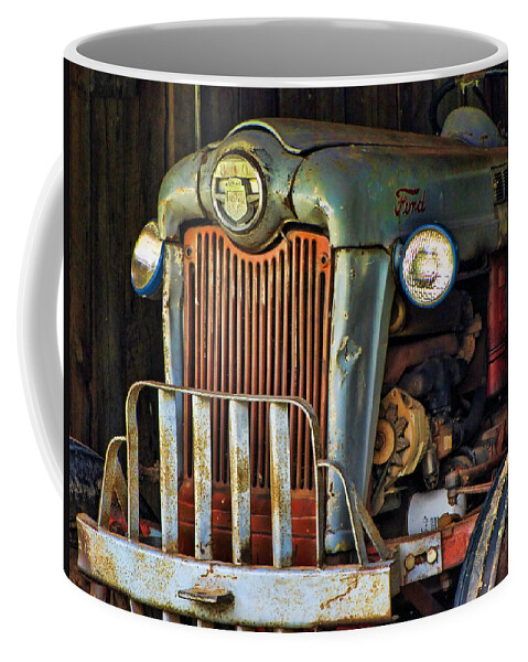 Tractor Coffee Mug featuring the photograph Farm Tractor Two by Ann Bridges