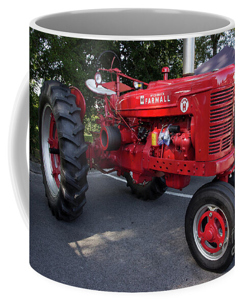 Tractor Coffee Mug featuring the photograph Farmall H by Mike Eingle