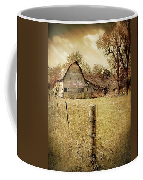 Barns Coffee Mug featuring the photograph Farmscape by John Anderson