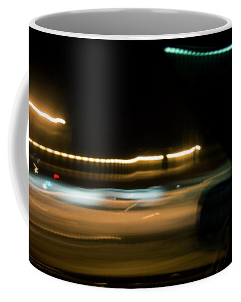 Abstract Coffee Mug featuring the photograph Fast Lane by Greg and Chrystal Mimbs