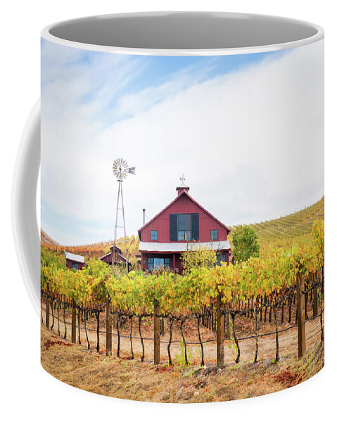 Red Barn Coffee Mug featuring the photograph Favorite Red Barn by Aileen Savage