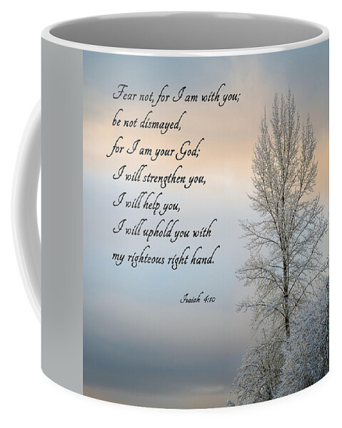 Inspiration Coffee Mug featuring the photograph Fear Not by Mary Jo Allen