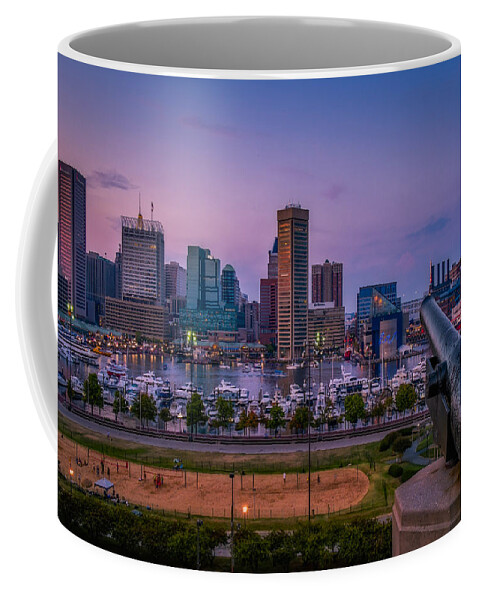 Baltimore Coffee Mug featuring the photograph Federal Hill In Baltimore Maryland by Susan Candelario