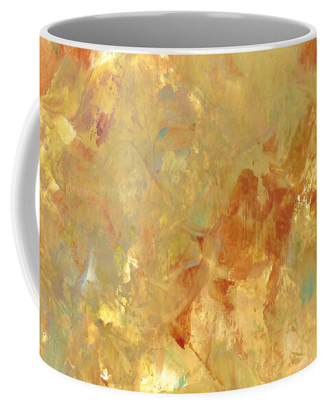 Contemporary Art Coffee Mug featuring the painting Feeling Energetic by Monica Martin