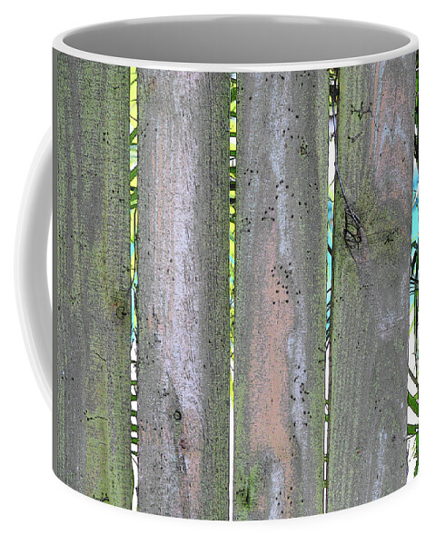 Fence Coffee Mug featuring the photograph Fence South by Strangefire Art Scylla Liscombe