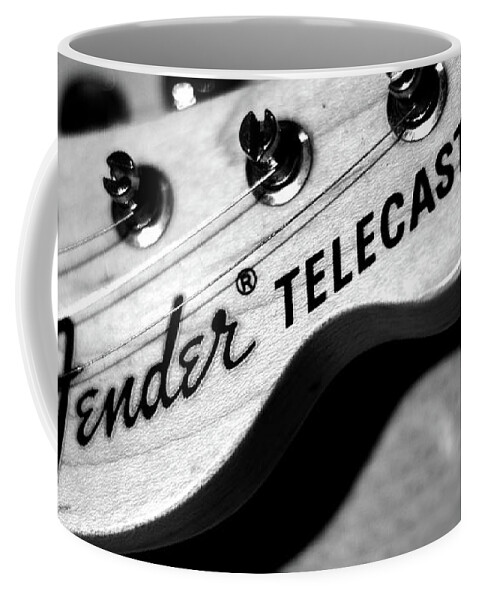Fender Coffee Mug featuring the photograph Fender Telecaster by Mark Rogan