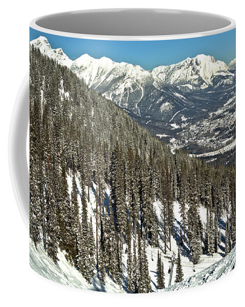 Fernie Coffee Mug featuring the photograph Fernie In The Canadian Rockies by Adam Jewell