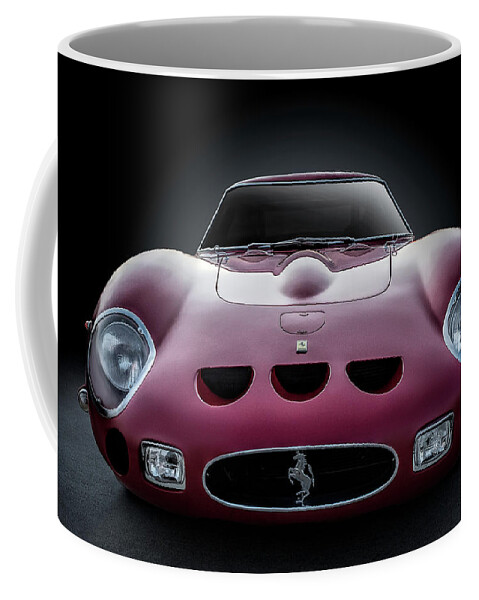 Ferrari Coffee Mug featuring the digital art Ferrari 250 GTO by Douglas Pittman