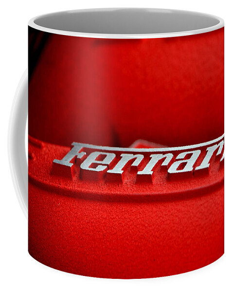  Coffee Mug featuring the photograph Ferrari Intake by Dean Ferreira