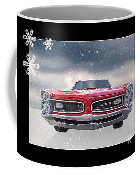 Pontiac Coffee Mug featuring the photograph Festive Pontiac GTO by Gill Billington