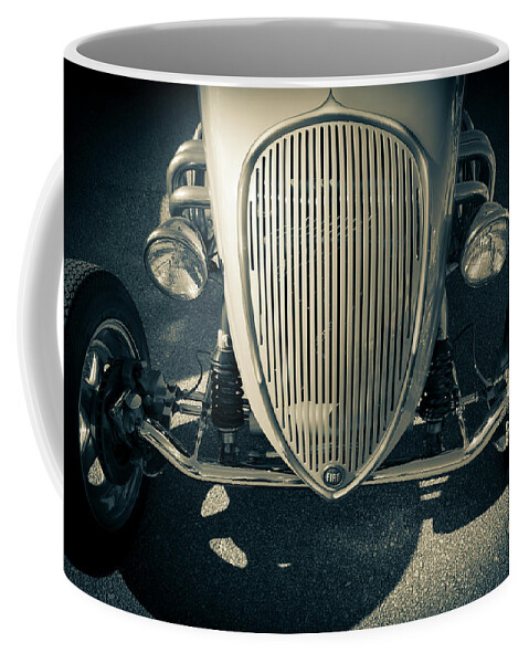 Fiat Coffee Mug featuring the photograph Fiat Hot Rod by Valerie Cason