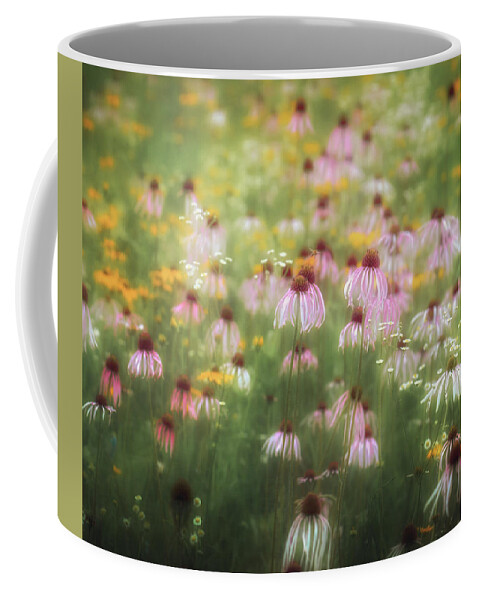  Coffee Mug featuring the photograph Field of Coneflowers 5x6 by James Barber