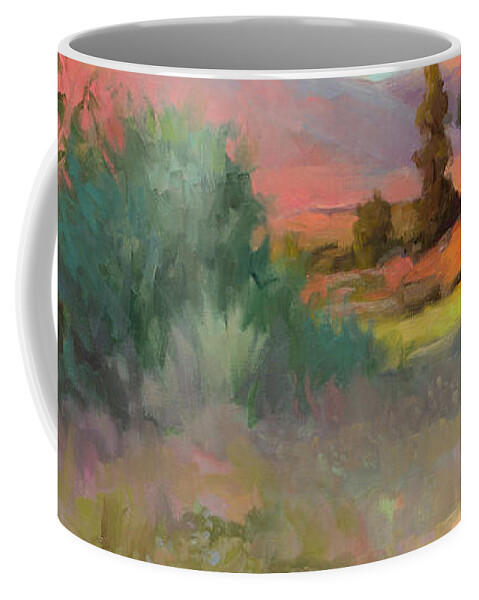 Country Coffee Mug featuring the painting Field of Dreams by Steve Henderson